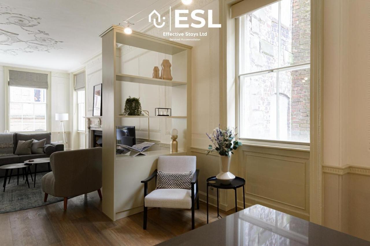 Most Central Luxury Grade 2 Listed Apartment Overlooking Shrewsbury Square - Free Parking Екстер'єр фото