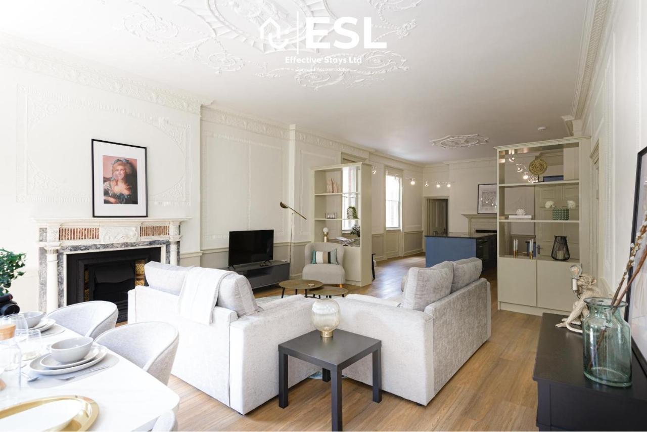 Most Central Luxury Grade 2 Listed Apartment Overlooking Shrewsbury Square - Free Parking Екстер'єр фото