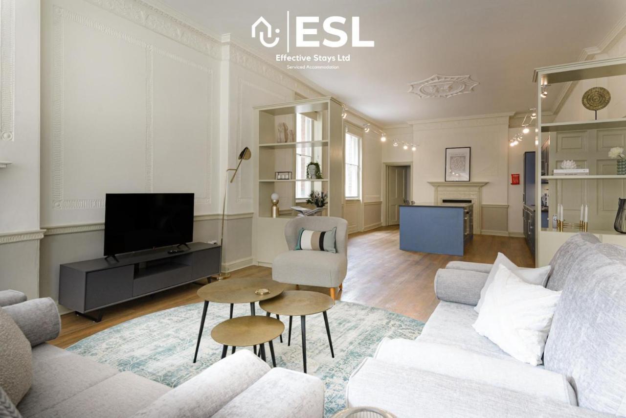 Most Central Luxury Grade 2 Listed Apartment Overlooking Shrewsbury Square - Free Parking Екстер'єр фото